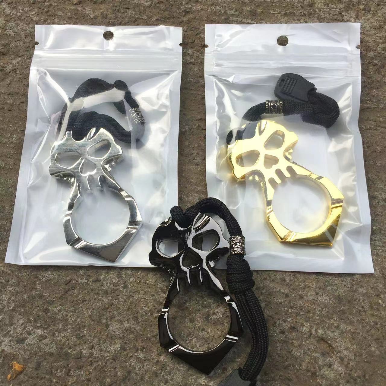 3pcs One-finger Skull Sticker Knuckles YY-02406280013
