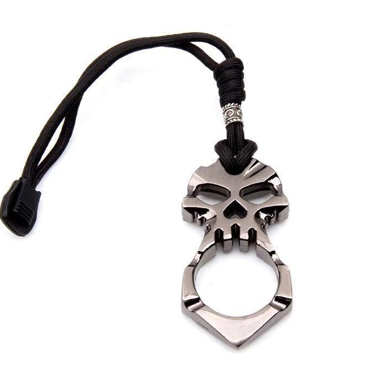 3pcs One-finger Skull Sticker Knuckles YY-02406280013