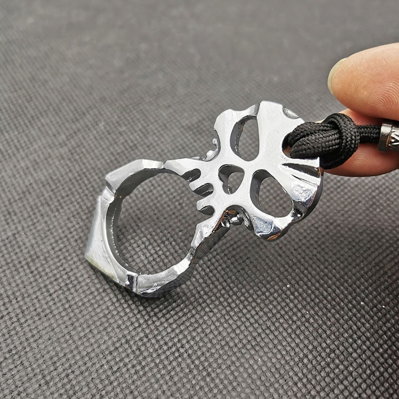 3pcs One-finger Skull Sticker Knuckles YY-02406280013