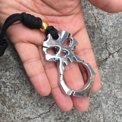 3pcs One-finger Skull Sticker Knuckles YY-02406280013