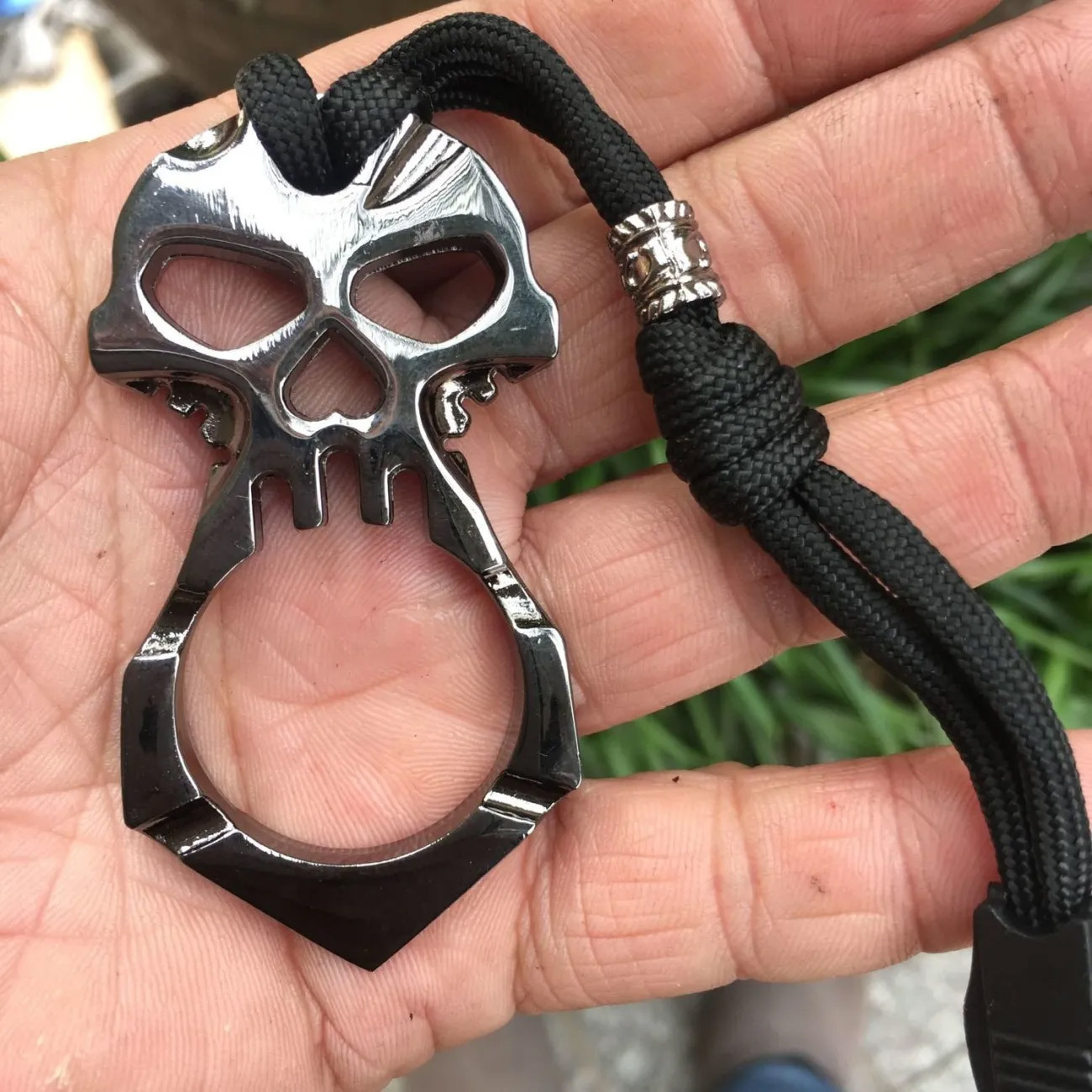 3pcs One-finger Skull Sticker Knuckles YY-02406280013