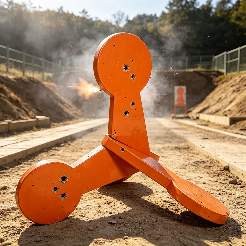 Rolling Flip Metal Target Sets - Outdoor Reset Practice Target