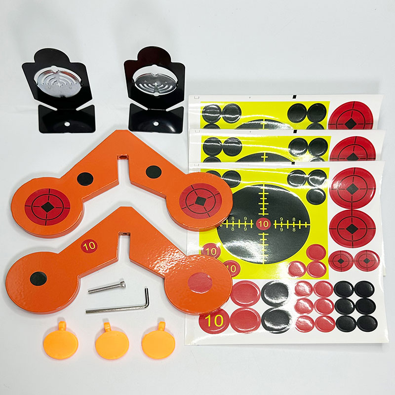 Rolling Flip Metal Target Sets - Outdoor Reset Practice Target