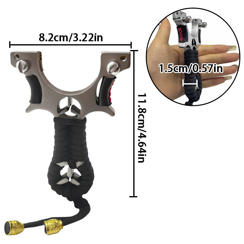 Y-U-O-U-Y Stainless Steel Slingshot Sets STBZSET3