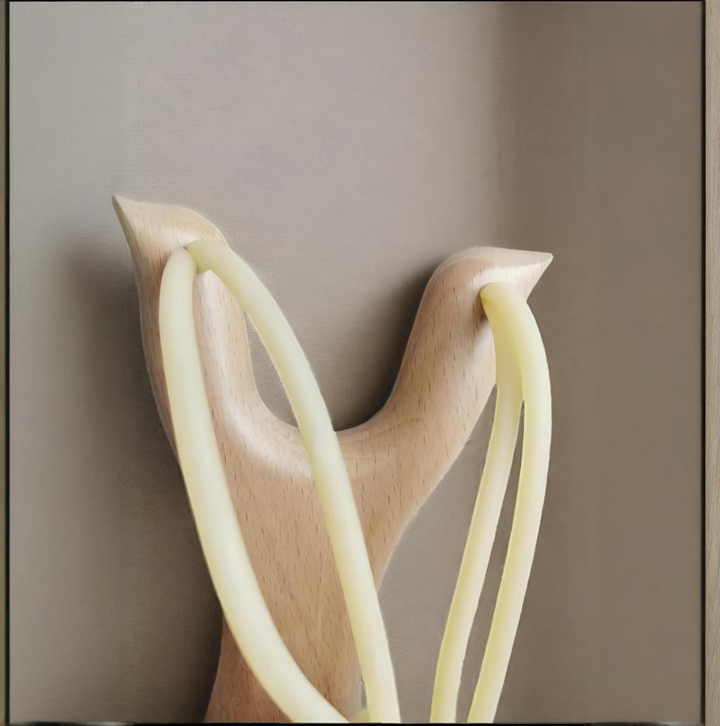 YUOUY Solid Wooden Slingshot with Classic Construction Hunting Slingshot for Catapult Game, Outdoor, Hunting-for Kids/Children/Adult