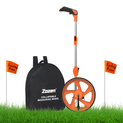 Zozen Distance Measuring Wheel with 20pcMarking Flags