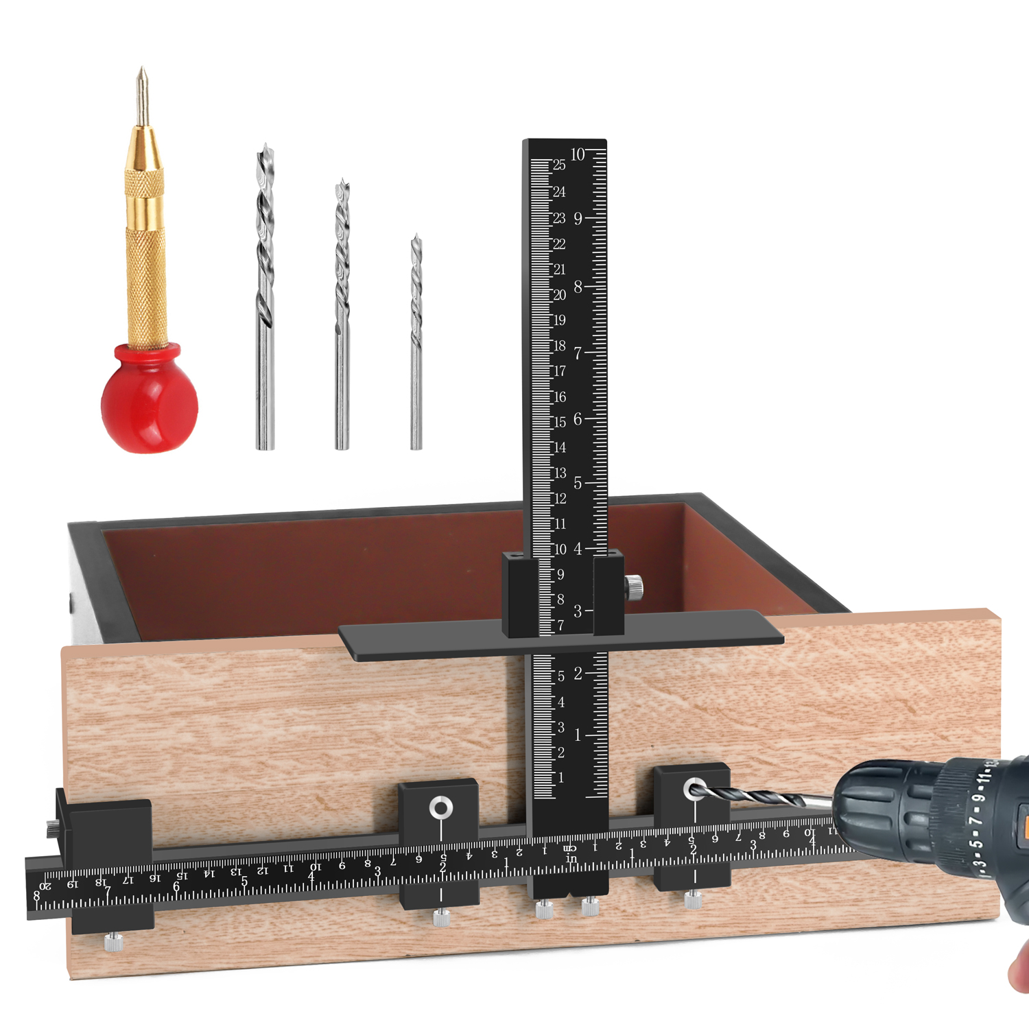 Aluminum Cabinet Hardware Jig