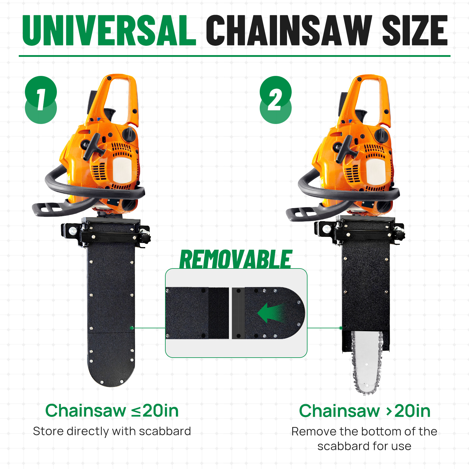Heavy-duty Chainsaw Holder for Tractor