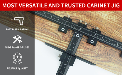 Aluminum Cabinet Hardware Jig