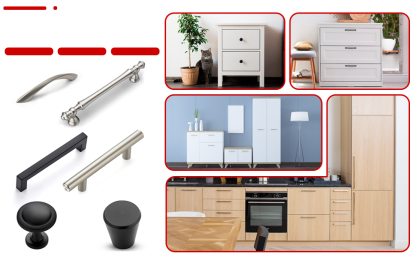 Aluminum Cabinet Hardware Jig