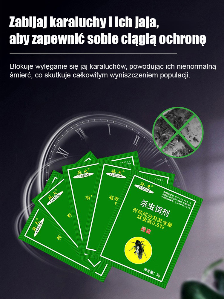 👶Ekologiczny, nietoksyczny środek na karaczany do domu 🏡Bezzapachowy i niedrażniący, usuwa karaczany w 3 dni