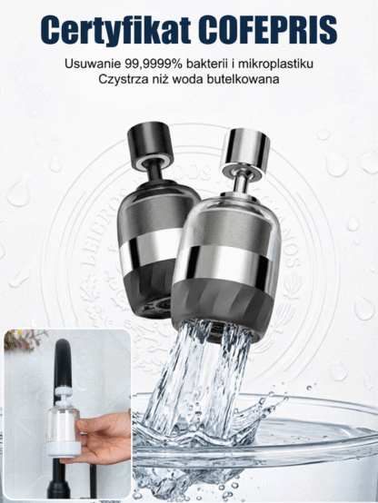 ✨Usuń 99% bakterii, woda prosto z kranu nadaje się do picia - zdrowe nawodnienie! ✨