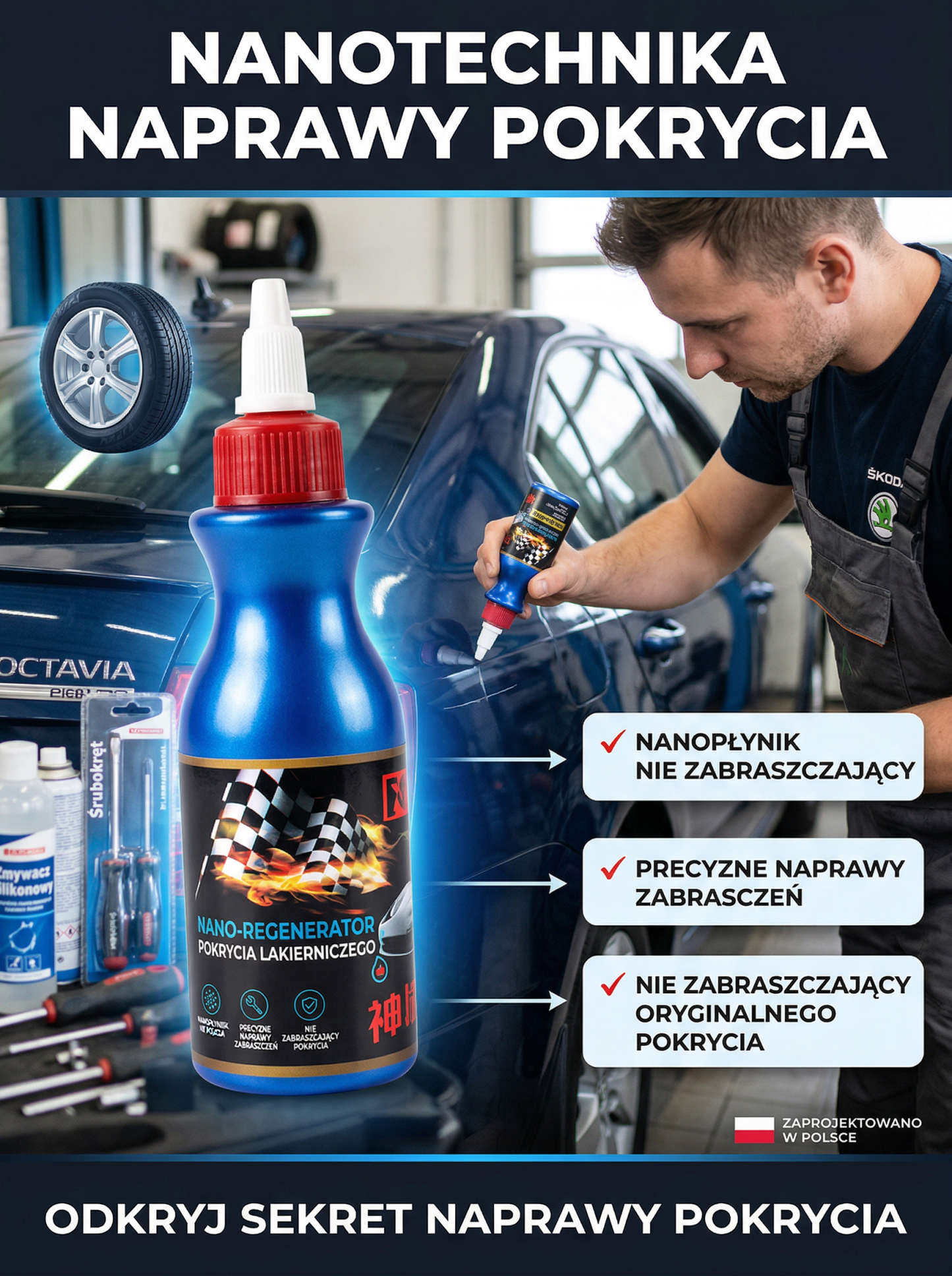 🧽 "Magiczna Gumka" do lakieru: Rysy znikają na Twoich oczach!