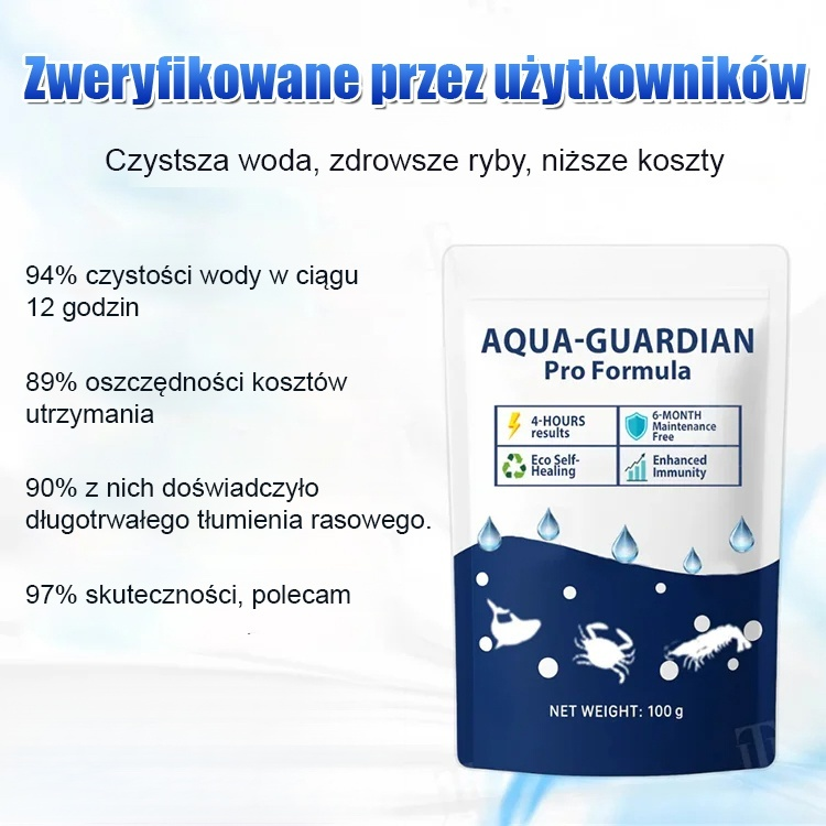 🐟 Mętna, zielona, ​​śmierdząca woda, ryby i krewetki wypływają na powierzchnię Jedna torebka i będzie krystalicznie czysta!]