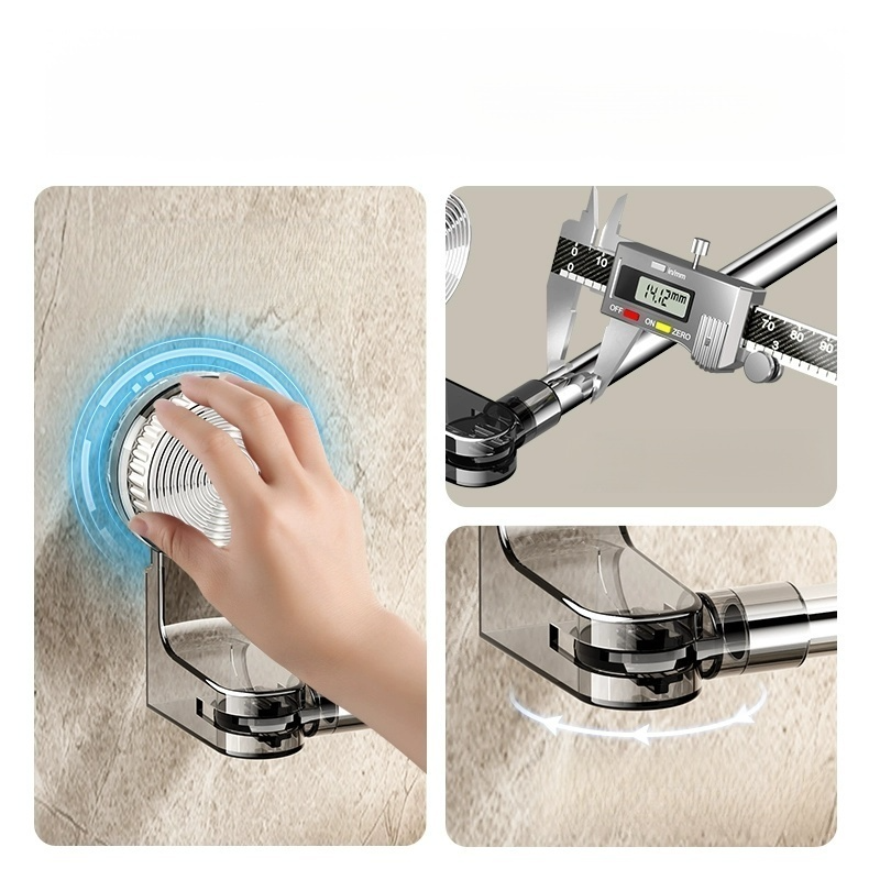 💡Regulowana długość, która pasuje do różnych pomieszczeń, idealna do łazienek, kuchni i szaf💡