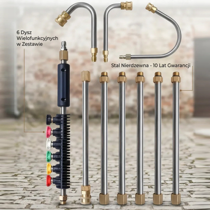 💧Za 10 sekund promění vaše stěny a stropy k nepoznání, nerezová čisticí hlava s 10násobným tlakem vody!