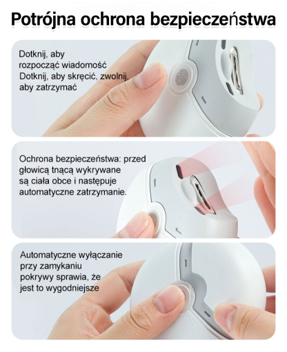 ✂️Precyzyjna elektryczna maszynka do strzyżenia paznokci⚡ Efektywne przycinanie, łatwa pielęgnacja paznokci