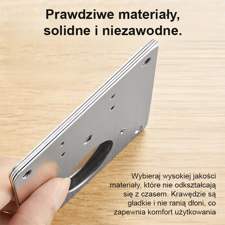Stalowa łączka naprawcza 💪 Naprawa luźnych lub wypadających drzwi w zaledwie 10 minut 🛠️