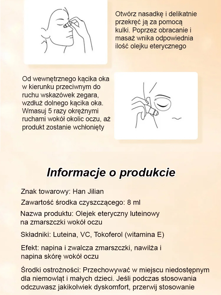 👁️ Olejek roślinny na zmarszczki – prawdziwy mistrz! Lekki, łatwo wchłaniany, bez lepkości, ujędrnia i rozświetla okolice oczu