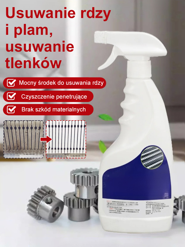 🛠️Silny środek do usuwania rdzy ze stali✨ Szybko działający, łatwo przywraca metaliczny połysk