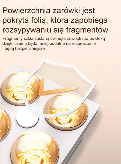 Szybko nagrzewające się światło pokojowe, ciesz się ciepłem gdziekolwiek jesteś.