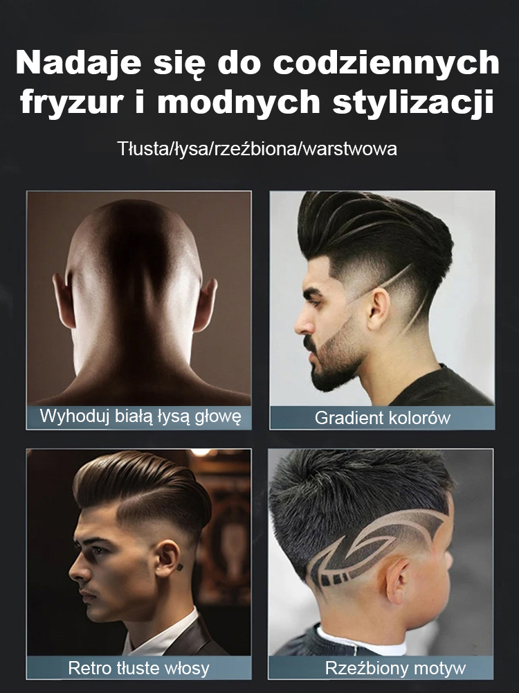 ⚡️Szok u fryzjera! Ekstremalnecięcie 0.1mm, zrób idealne cieniowanie w domu!