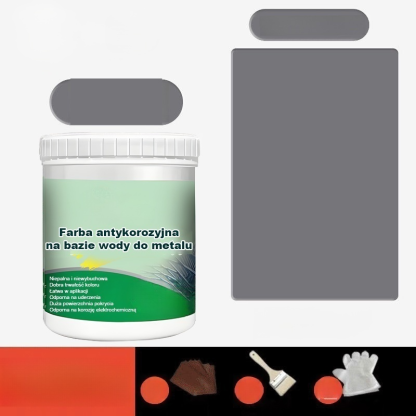 🔥Wielofunkcyjna ochronna farba metaliczna na bazie wody 🎨 Ochrona przed rdzą i trwałość