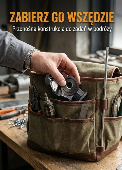 🛡️ Bezpieczniej niż szlifierka –zero iskier, zero ryzyka! 