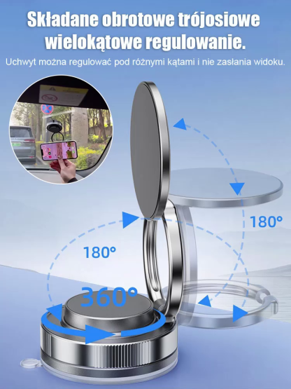 ✨Magnetyczny Uchwyt Próżniowy: Twój Telefon Już Nigdy Nie Upadnie!