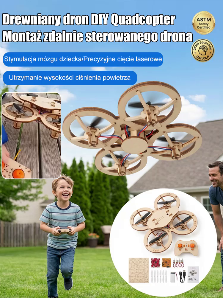 ✨Zbuduj własnego, latającego drona! Prawdziwa inżynieria dla dzieci 8+