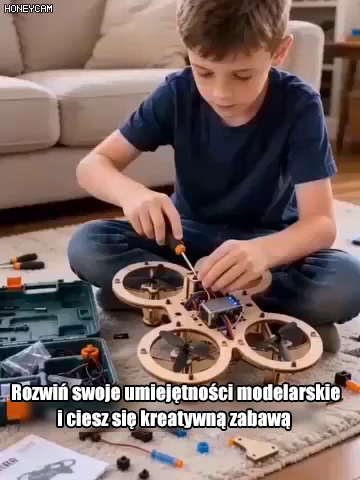 ✨Zbuduj własnego, latającego drona! Prawdziwa inżynieria dla dzieci 8+