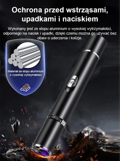 Bezpieczny, wodoodporny wielofunkcyjny laser ⚡️