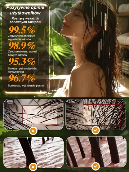 ✨Esencja przyspieszająca wzrost włosów, stymulująca mieszki włosowe, już po 15 dniach nowe włosy!