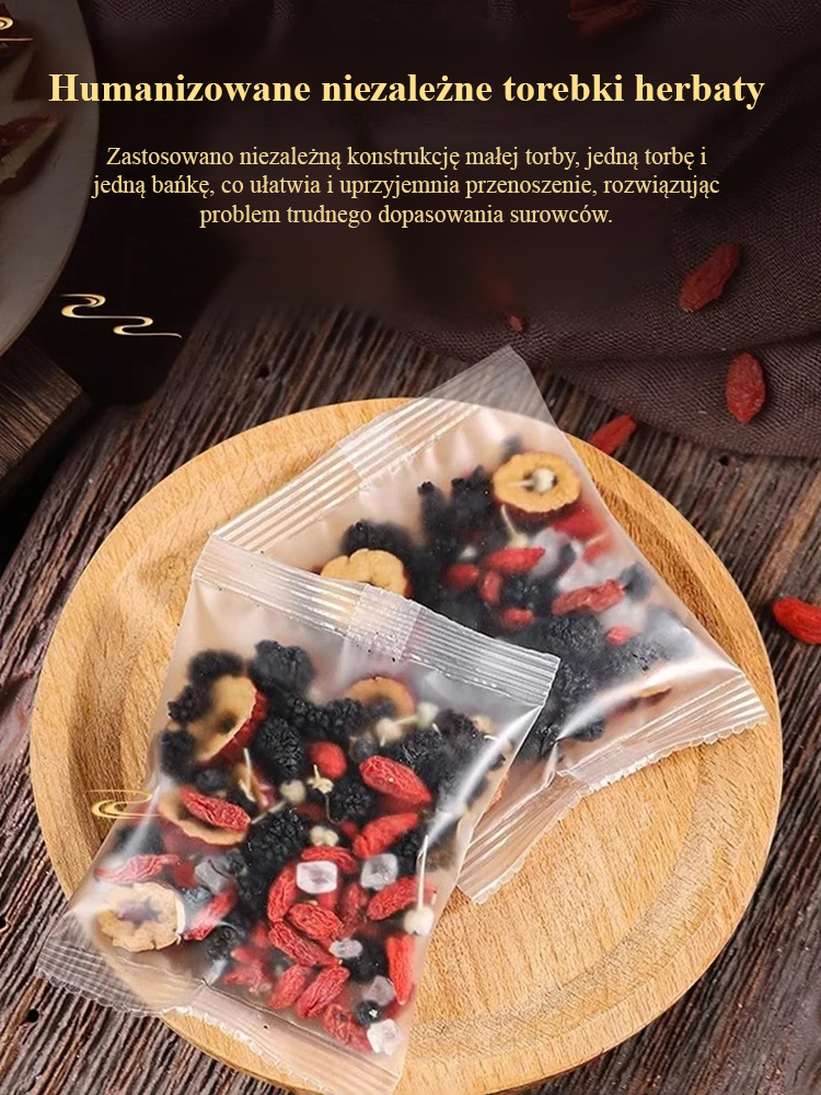 Herbata z morwy i goji 💪 wzmacnia nerki i dodaje energii 🚀 sprawi, że będziesz silniejszy i pełen życia