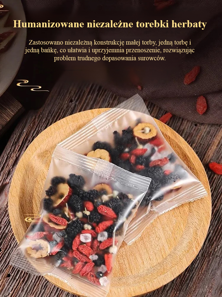 Herbata z morwy i goji 💪 wzmacnia nerki i dodaje energii 🚀 sprawi, że będziesz silniejszy i pełen życia