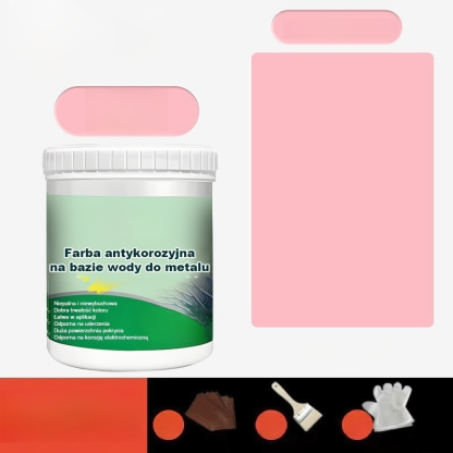🔥Wielofunkcyjna ochronna farba metaliczna na bazie wody 🎨 Ochrona przed rdzą i trwałość
