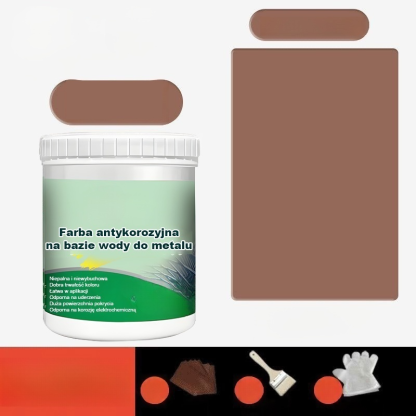 🔥Wielofunkcyjna ochronna farba metaliczna na bazie wody 🎨 Ochrona przed rdzą i trwałość