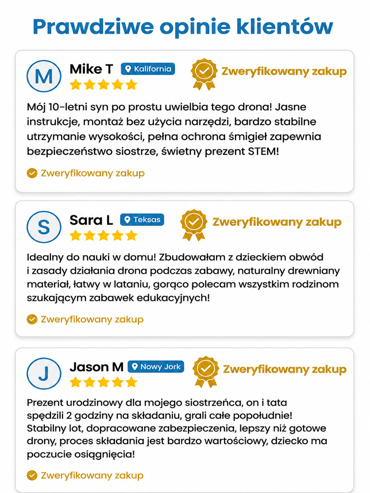 ✨Zbuduj własnego, latającego drona! Prawdziwa inżynieria dla dzieci 8+
