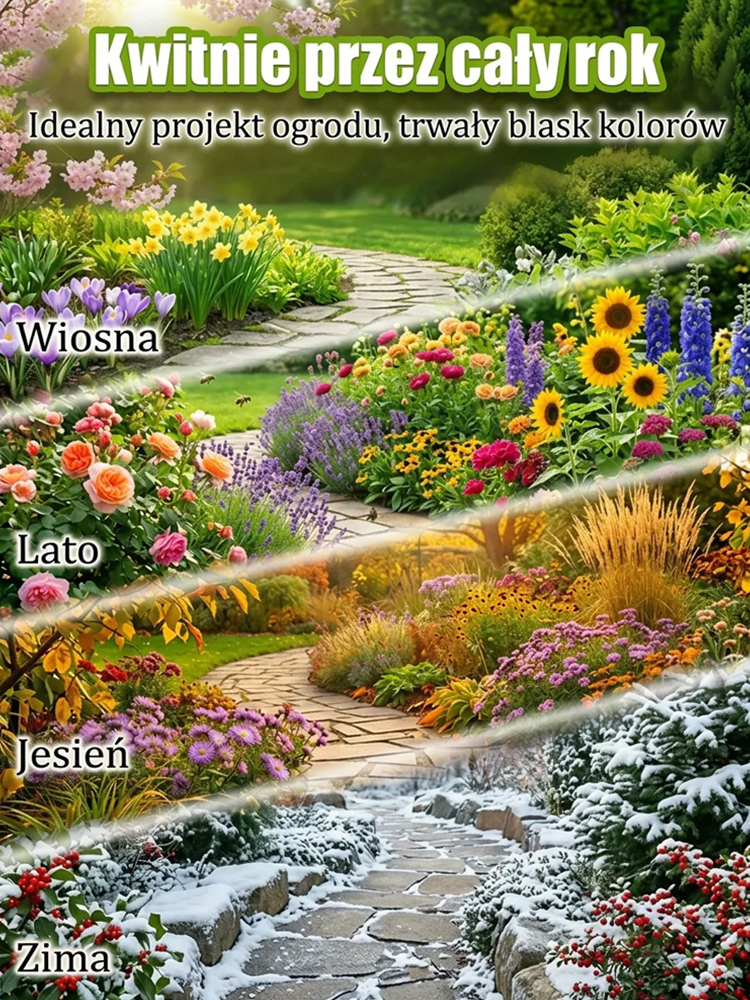 🌸 Chcesz mieć przepiękny ogród? Już teraz wysiewaj, a w kwietniu będziesz mógł cieszyć się widokiem kwitnących kwiatów! 🌸