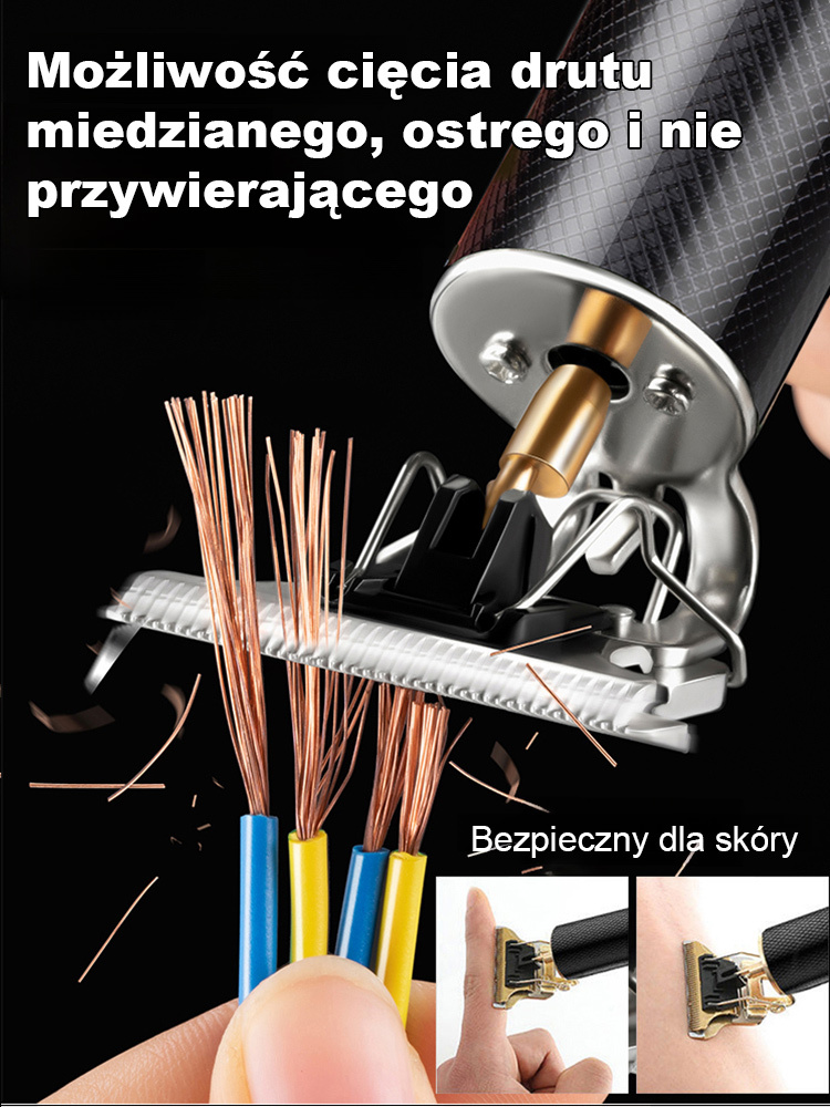  ⚡️Szok u fryzjera! Ekstremalnecięcie 0.1mm, zrób idealne cieniowanie w domu!