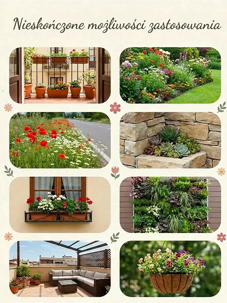 🌸 Chcesz mieć przepiękny ogród? Już teraz wysiewaj, a w kwietniu będziesz mógł cieszyć się widokiem kwitnących kwiatów! 🌸