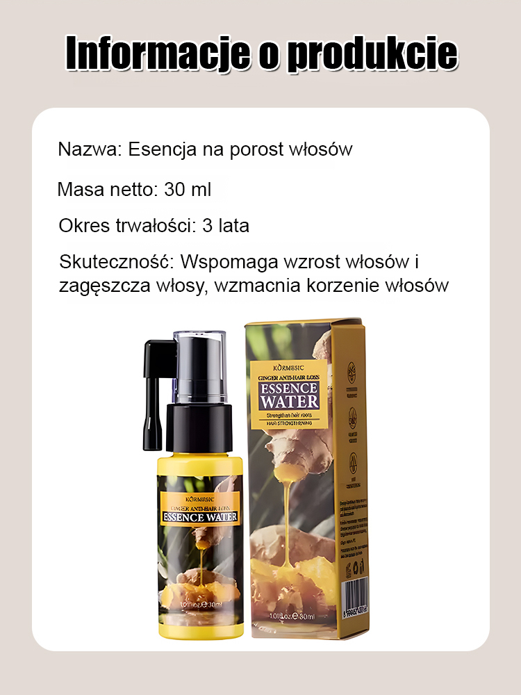✨Esencja przyspieszająca wzrost włosów, stymulująca mieszki włosowe, już po 15 dniach nowe włosy!