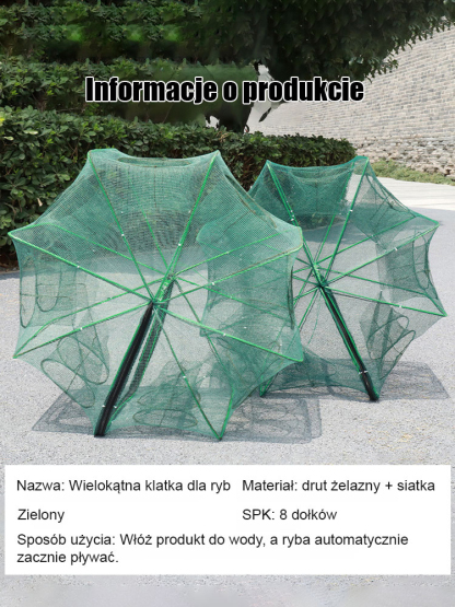 🎣 Automatyczny połów + szybkie składanie, automatyczne zamykanie bez ucieczki ryb