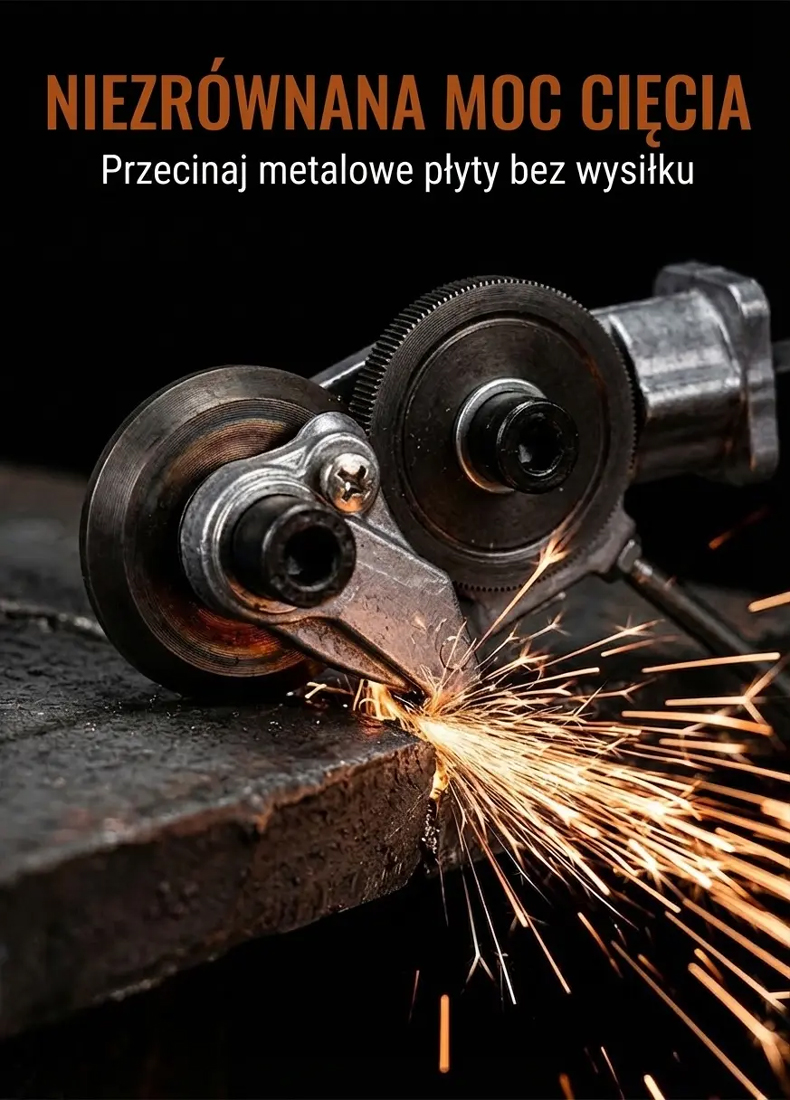 🛡️ Bezpieczniej niż szlifierka –zero iskier, zero ryzyka! 