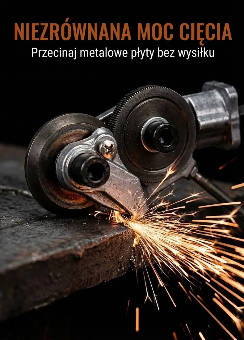 🛡️ Bezpieczniej niż szlifierka –zero iskier, zero ryzyka! 
