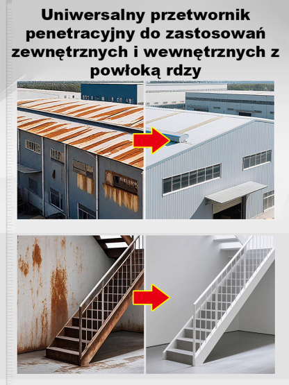 🔥Wielofunkcyjna ochronna farba metaliczna na bazie wody 🎨 Ochrona przed rdzą i trwałość
