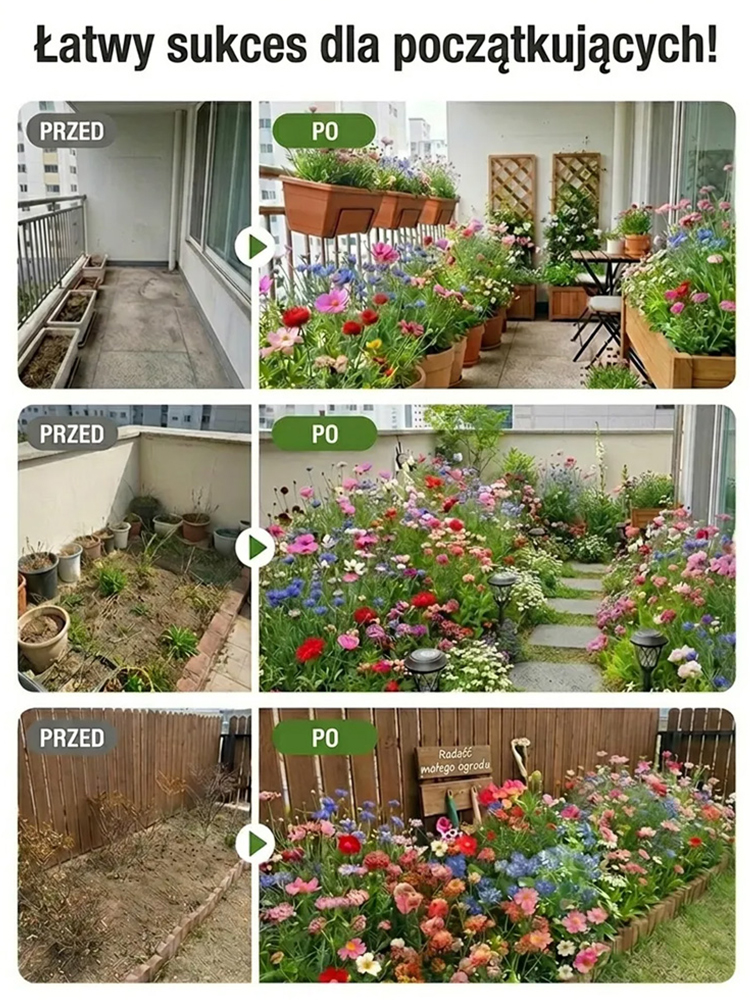 🌸 Chcesz mieć przepiękny ogród? Już teraz wysiewaj, a w kwietniu będziesz mógł cieszyć się widokiem kwitnących kwiatów! 🌸