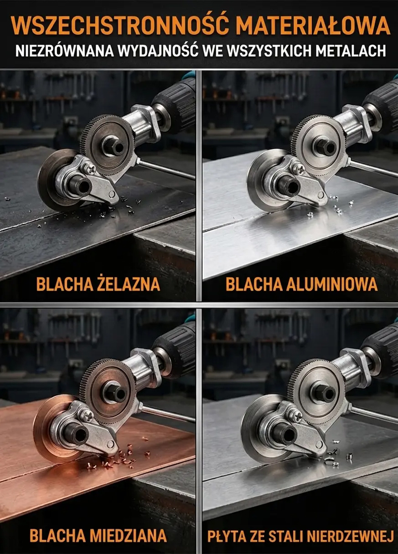 🛡️ Bezpieczniej niż szlifierka –zero iskier, zero ryzyka! 