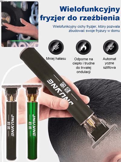  ⚡️Szok u fryzjera! Ekstremalnecięcie 0.1mm, zrób idealne cieniowanie w domu!