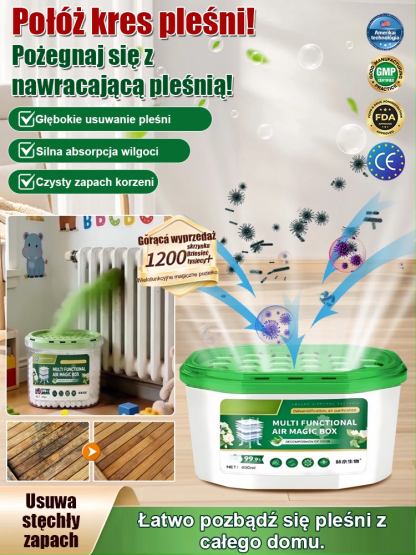 Technologia elektrostatycznej absorpcji 🚀 skutecznie usuwa grzyby i szkodliwe substancje z powietrza 🔍